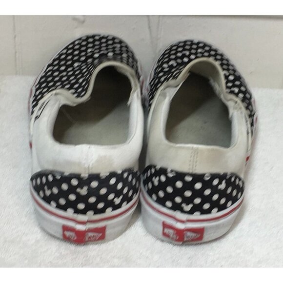 Vans Black and White Polka Dot Sneakers - Picture 4 of 7